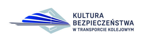 Logotyp Kultura bezpieczenstwa w transporcie kolejowym CMYK